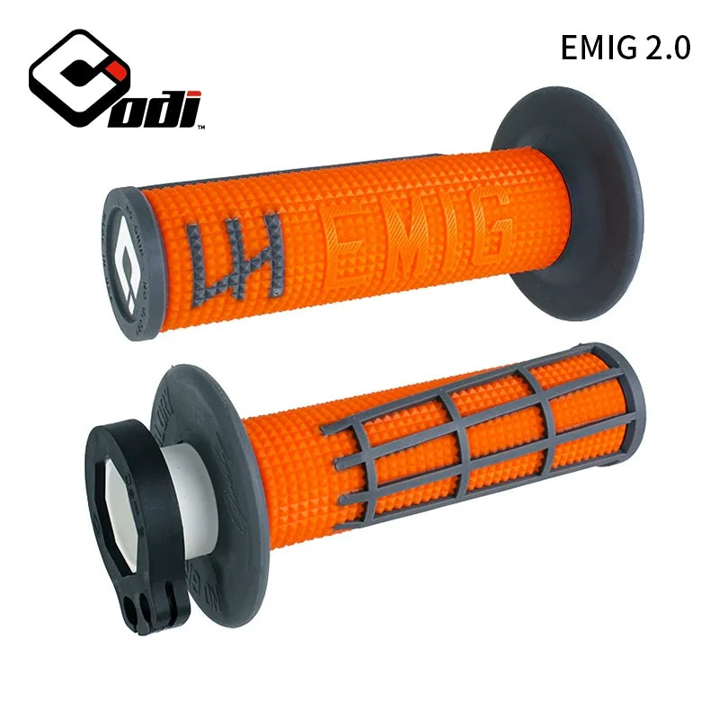 ODI Motorcycle Universal Grips 7/8" 22mm Hand Grip Snap-on Cam Lock-on Grips Handlebar Grips For KTM CRF SXF EXC Motocross