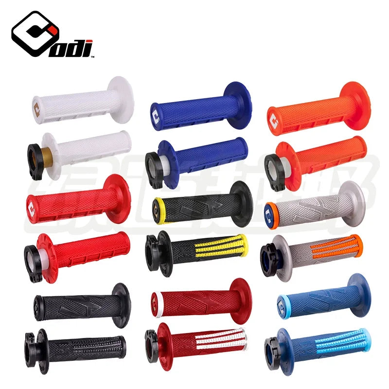 ODI Motorcycle Universal Grips 7/8" 22mm Hand Grip Snap-on Cam Lock-on Grips Handlebar Grips For KTM CRF SXF EXC Motocross