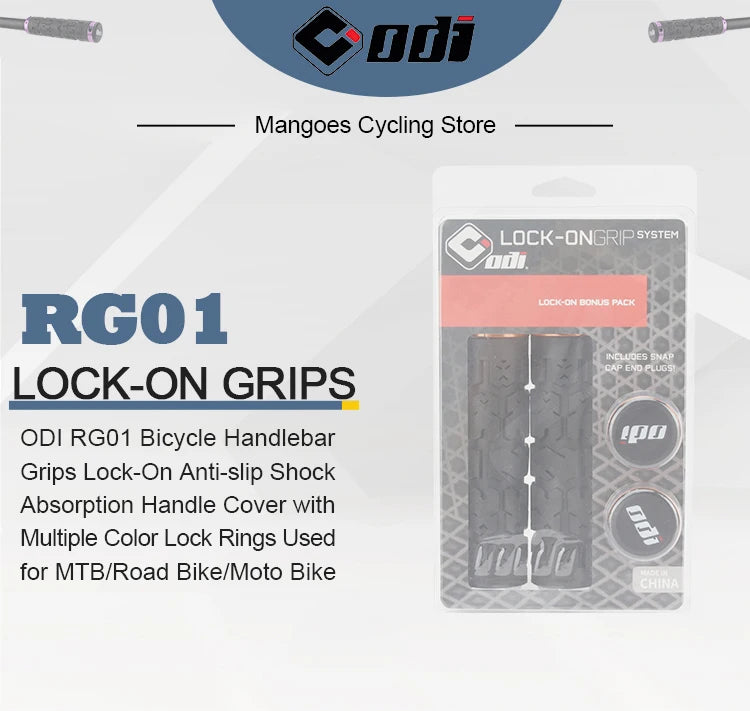 Lock-On Handlebar Grips Anti-Slip for Off-Road & Adventure Motorcycles