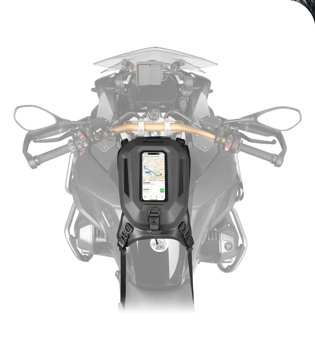 Rhinowalk Tank Bag 5.6L – Carcasa Rígida, Impermeable, Soporte Táctil para Teléfono
