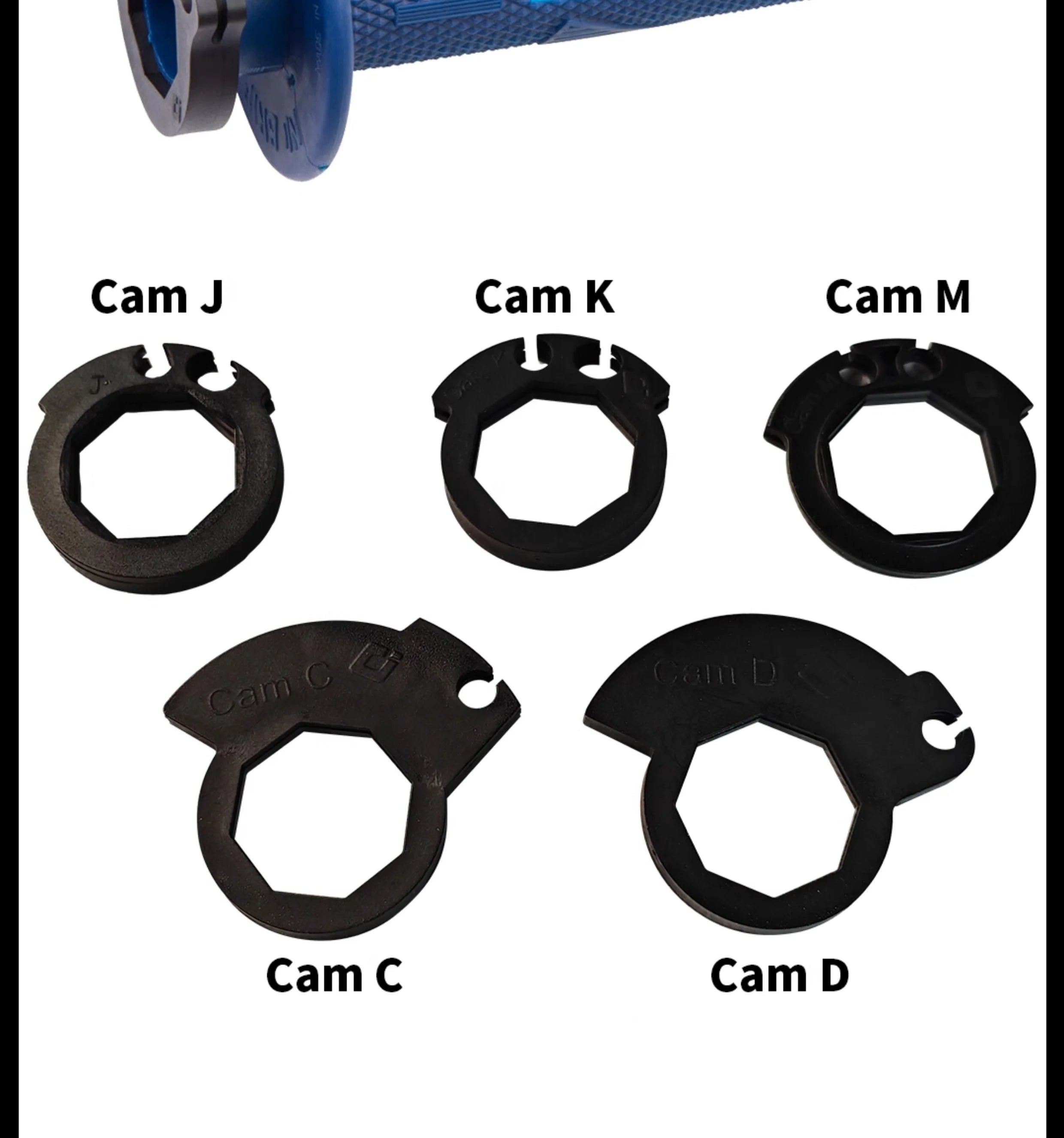 ODI Motorcycle Universal Grips 7/8" 22mm Hand Grip Snap-on Cam Lock-on Grips Handlebar Grips For KTM CRF SXF EXC Motocross
