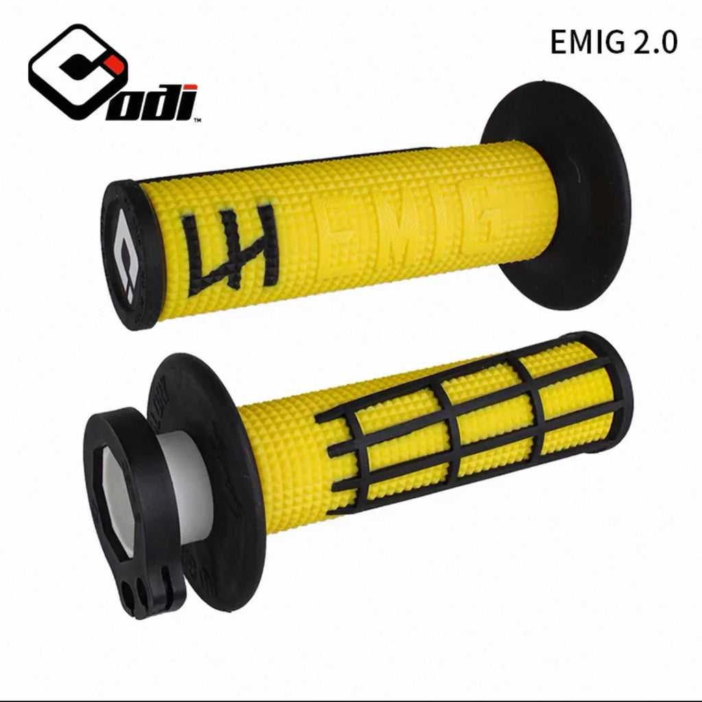 ODI Motorcycle Universal Grips 7/8" 22mm Hand Grip Snap-on Cam Lock-on Grips Handlebar Grips For KTM CRF SXF EXC Motocross