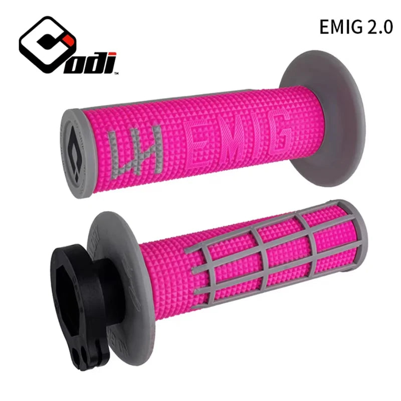 ODI Motorcycle Universal Grips 7/8" 22mm Hand Grip Snap-on Cam Lock-on Grips Handlebar Grips For KTM CRF SXF EXC Motocross