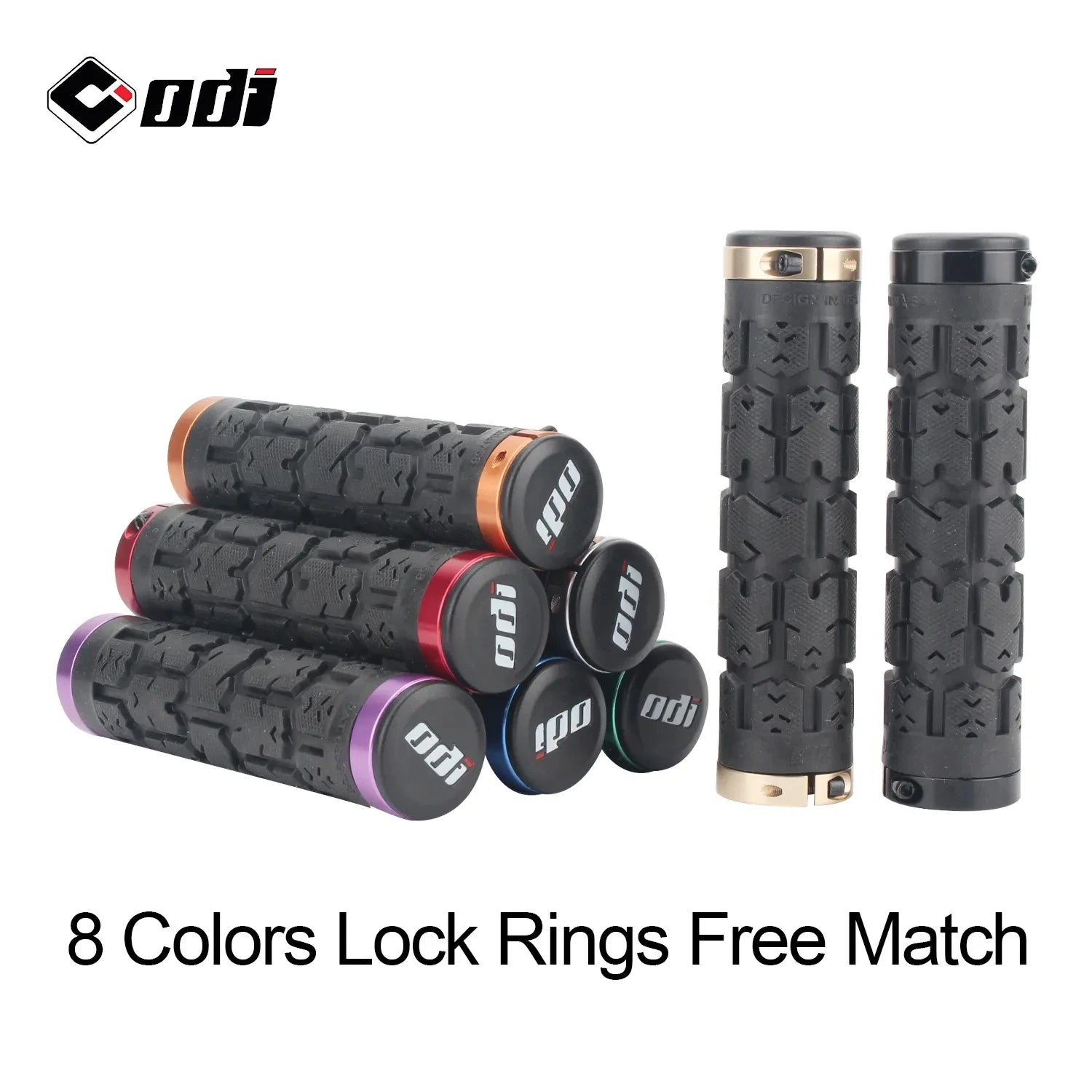 Lock-On Handlebar Grips Anti-Slip for Off-Road & Adventure Motorcycles