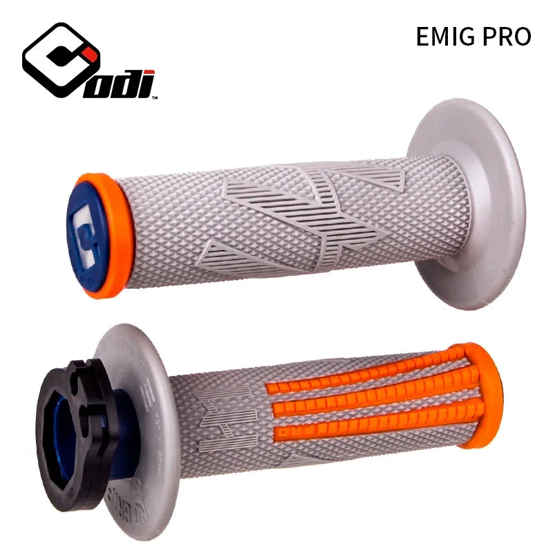 ODI Motorcycle Universal Grips 7/8" 22mm Hand Grip Snap-on Cam Lock-on Grips Handlebar Grips For KTM CRF SXF EXC Motocross