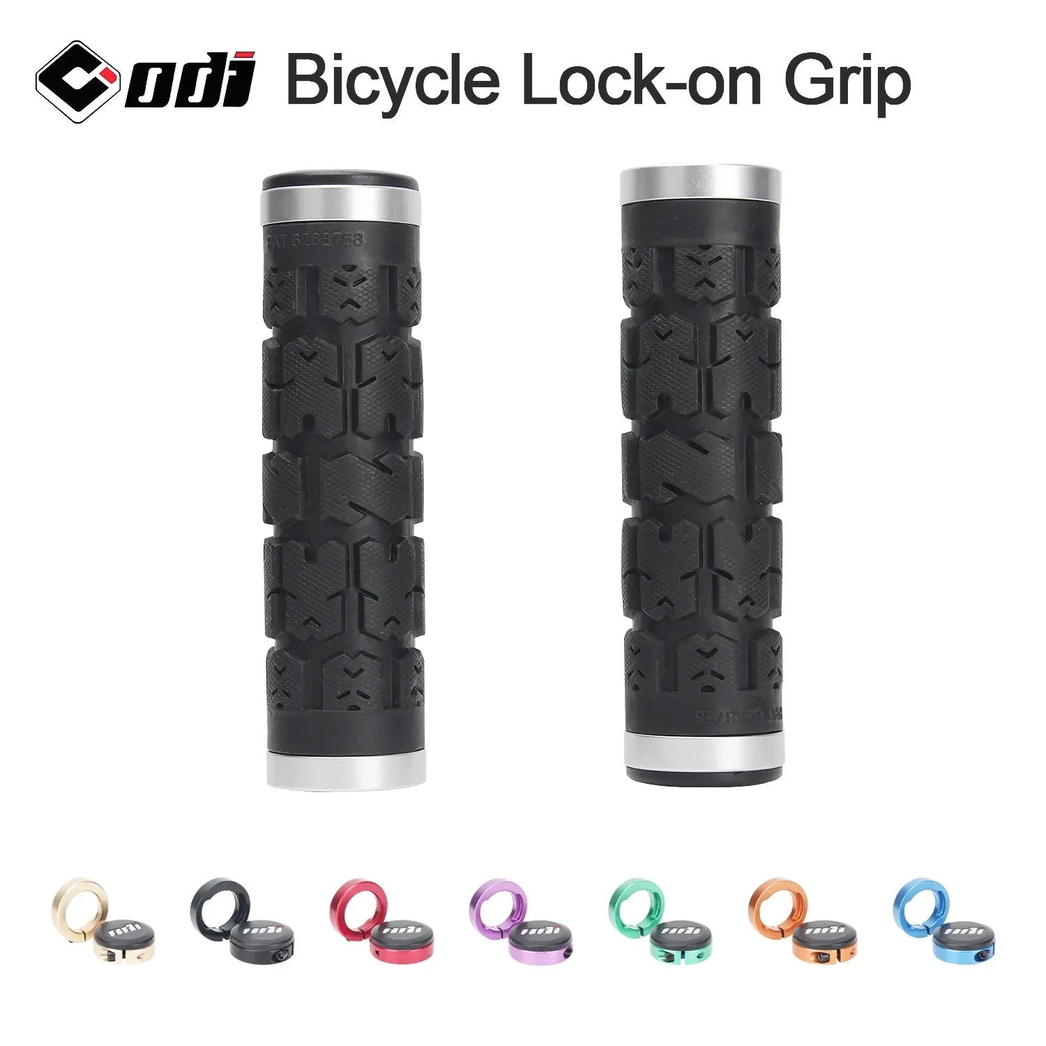 Lock-On Handlebar Grips Anti-Slip for Off-Road & Adventure Motorcycles