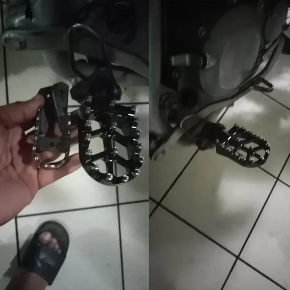 CNC Aluminum Footpegs for Honda Tornado 250 / XR200 / XR250 / XRE300